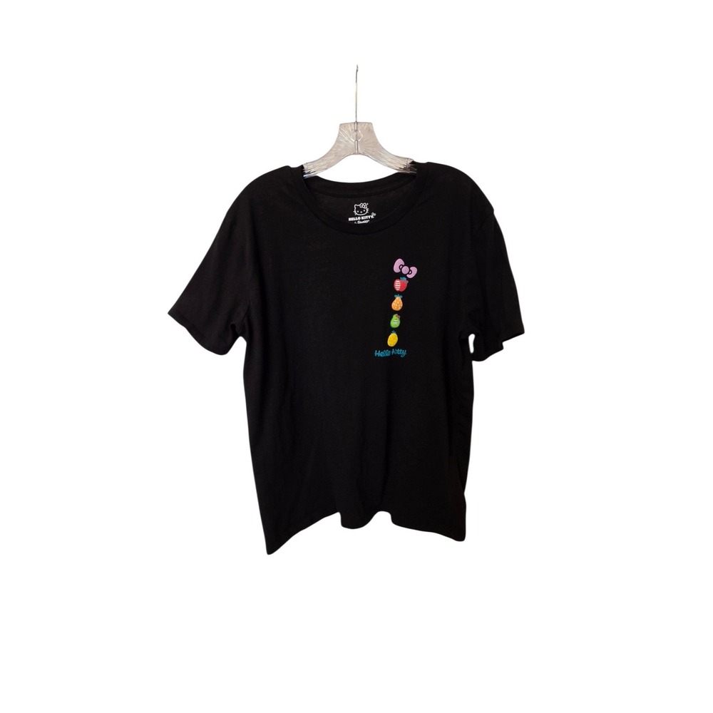 Hello Kitty Sanrio From The Farm Fresh Black Graphic T-Shirt XXL 20 Bioworld